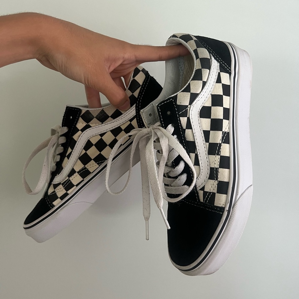 Vans Old Skool Primary Check Shoe - image 1